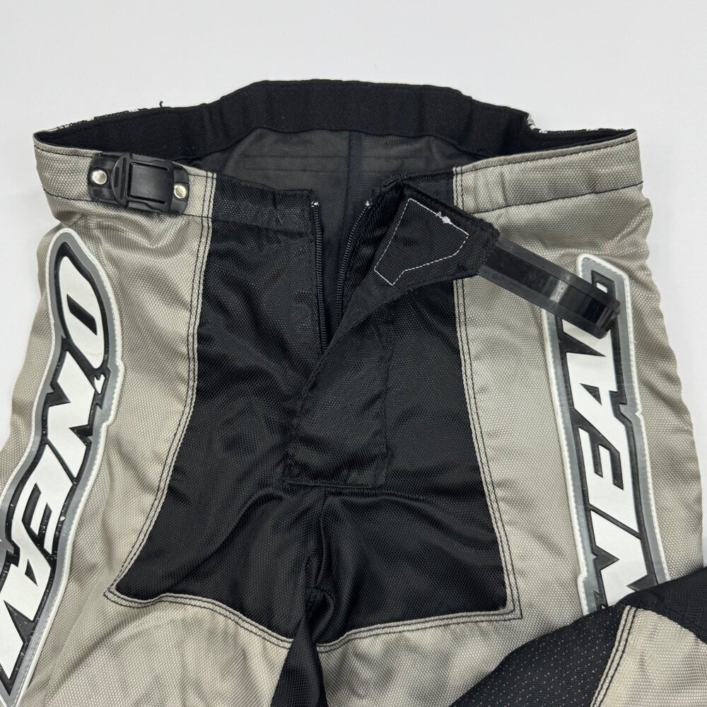 O’Neal Racing Elements Kids Kevlar Motocross Pants 8T/10T Black Gray - Picture 7 of 10